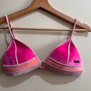 Triangl Swimwear Pink and Peach Bra